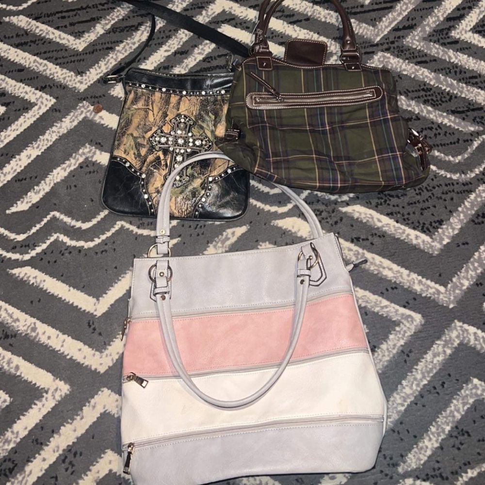Green one is Ralph Lauren not sure of the other 2 brands